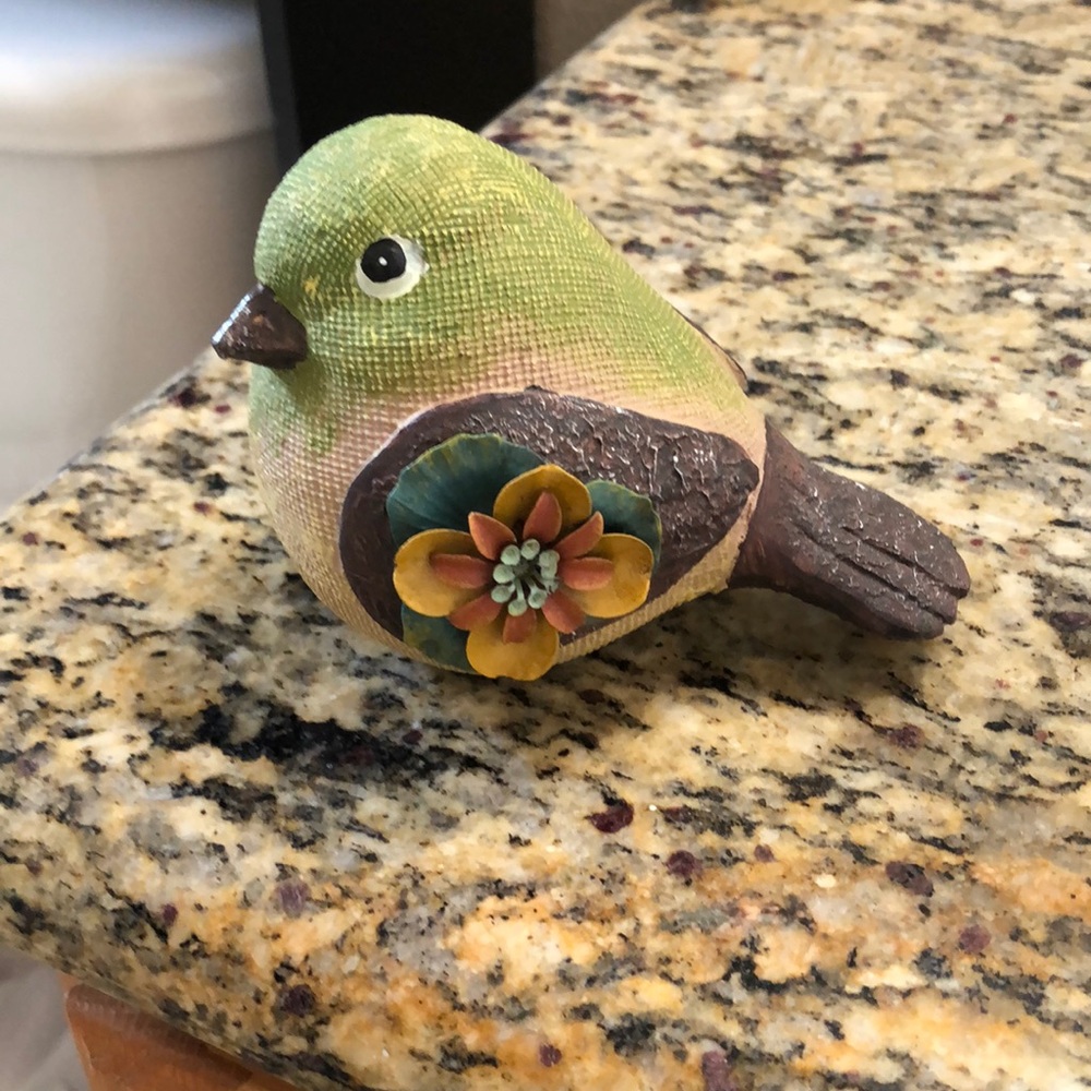 Wooden decorative bird